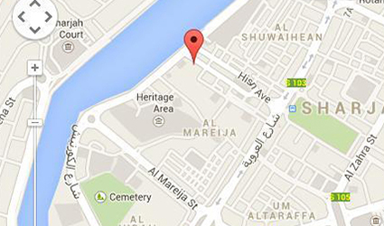 Sharjah Office Location Map